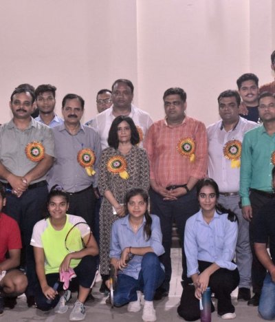 Anand College of Pharmacy- In the inauguration of the Badminton and Squash Tournament on 26th June 2023 at Dhayanchand Activity Center of Anand Campus